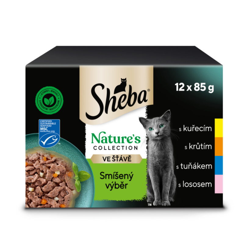 MARS, kom.spol. Sheba kapsa Nature Mix výběr 12x85g