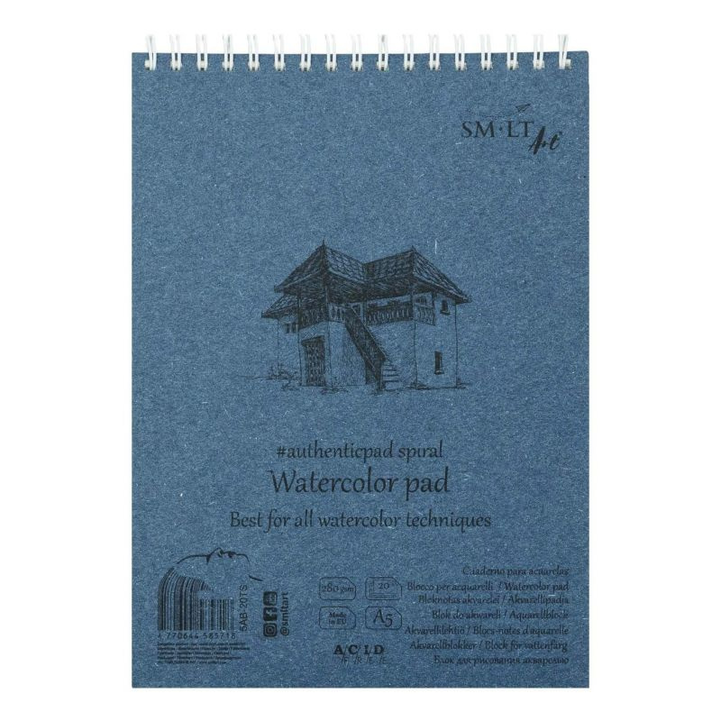 Skicák Watercolor pad (280g/m2, 20 listů) A5