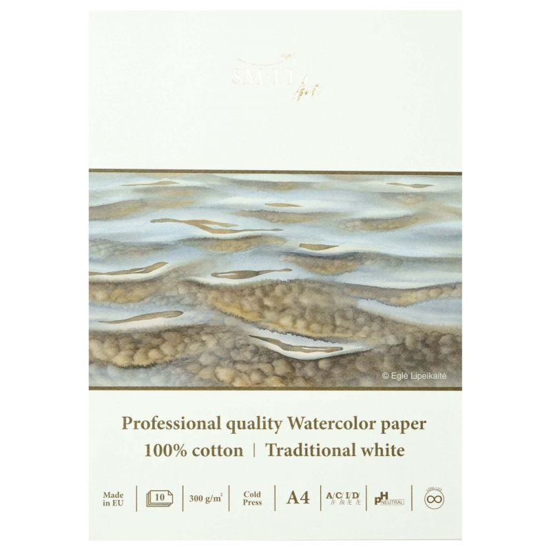 Skicák Watercolor pad (300g/m2, 10listů) A4