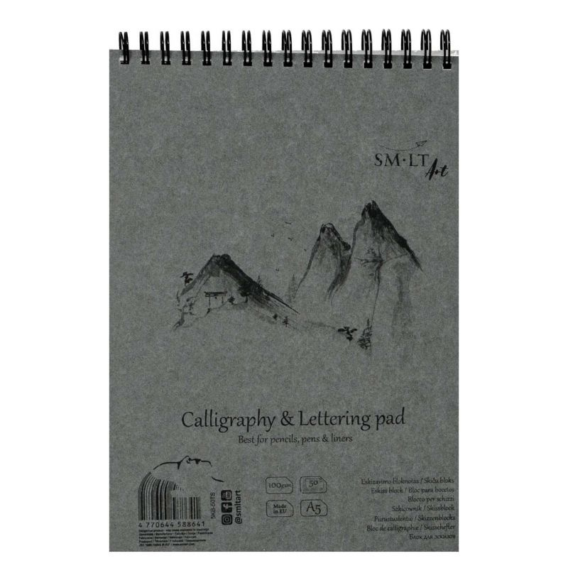 Skicák Calligraphy a lettering pad (100g/m2, 50 listů) A5