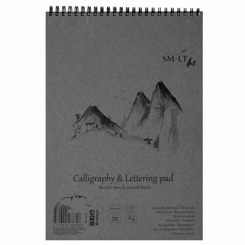 Skicák Calligraphy a lettering pad (100g/m2, 50 listů) A4