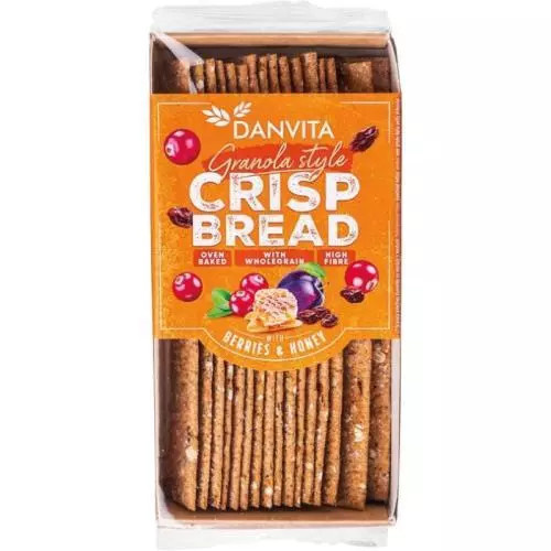 Danvita křehký chléb granola pšeničný ovocemed 130g