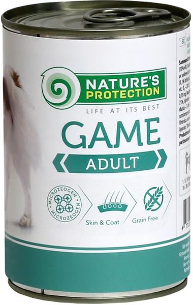 Nature’s Protection Dog konzerva Adult zvěřina 400g