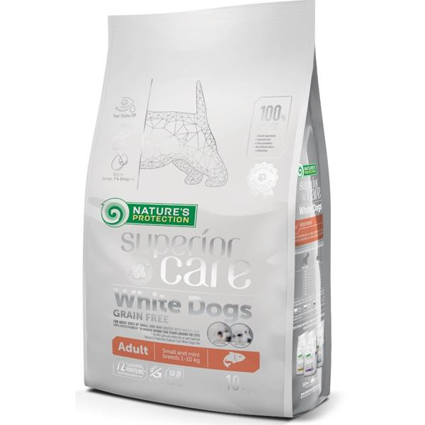 Nature’s Protection Superior Care Dog Dry White Dogs Small Breeds Grain Free Salmon 10 kg