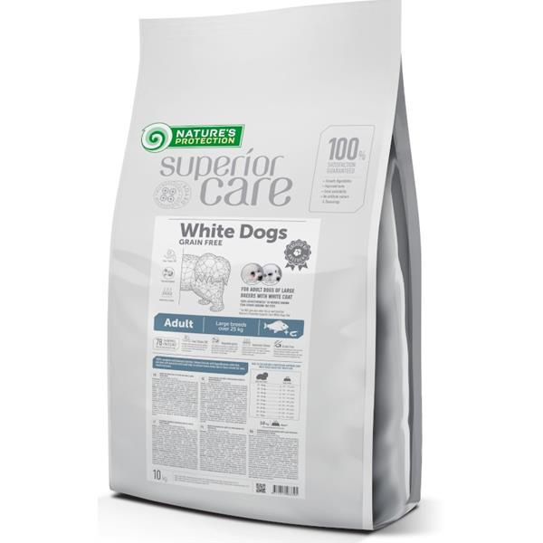 Nature’s Protection Superior Care Dog Dry White Dogs Large Breeds Grain Free White Fish 1,5 kg 