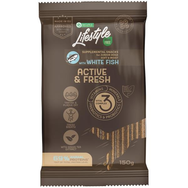 Nature’s Protection LS GF White fish Active & Fresh 150 g