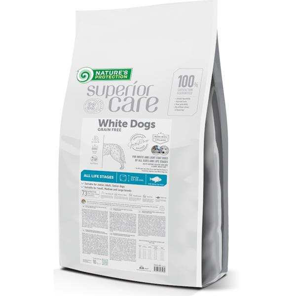 Nature’s Protection Superior Care Dog Dry White Dogs Grain Free White Fish 10 kg 