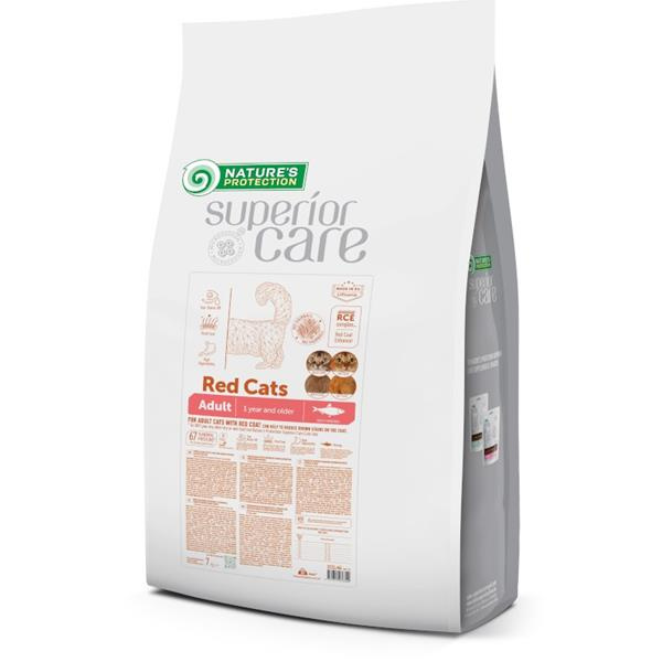 Nature's Protection Cat Dry Superior Care Red Adult GF Herring 7 kg