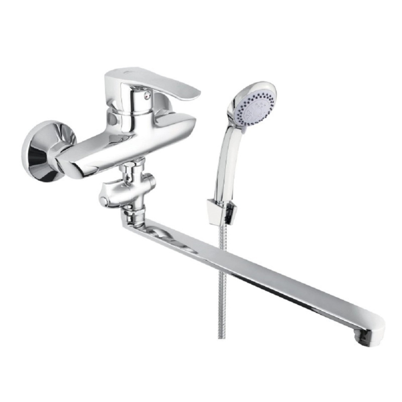 Rubineta Nástěnná vanová baterie Trento-12/C s příslušenstvím, 150 mm, chrom