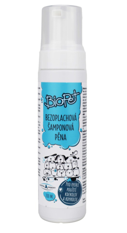 Biopet bezoplachová šamponová pěna  200ml
