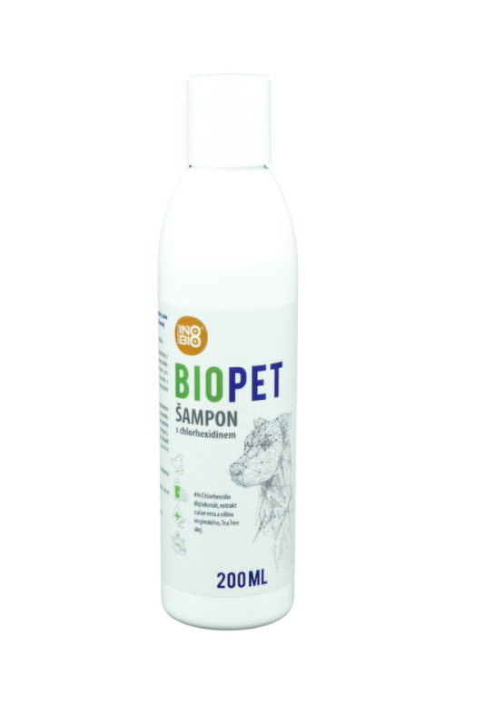 Biopet Chlorhexidine šampon 4% 200ml