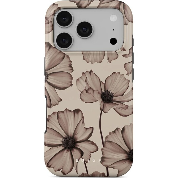 Kryt pro iPhone 17 Pro Burga Barely Yours Tough MagSafe Case - květinový
