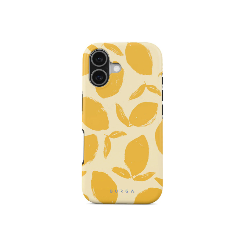 Kryt pro iPhone 17 Burga Lemon Tart Tough MagSafe Case - citrón
