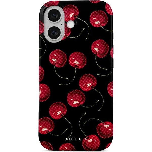 Kryt pro iPhone 17 Burga Cherrybomb Tough MagSafe Case - třešeň