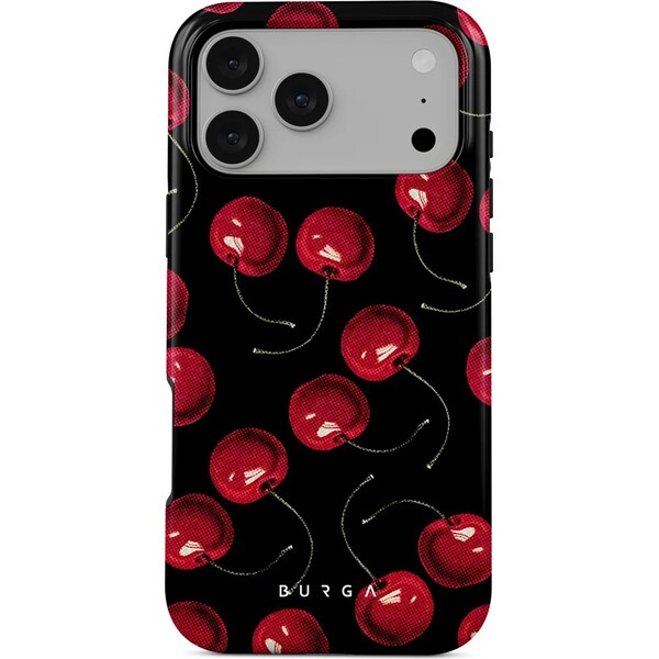 Kryt pro iPhone 17 Pro Max Burga Cherrybomb Tough MagSafe Case - třešeň