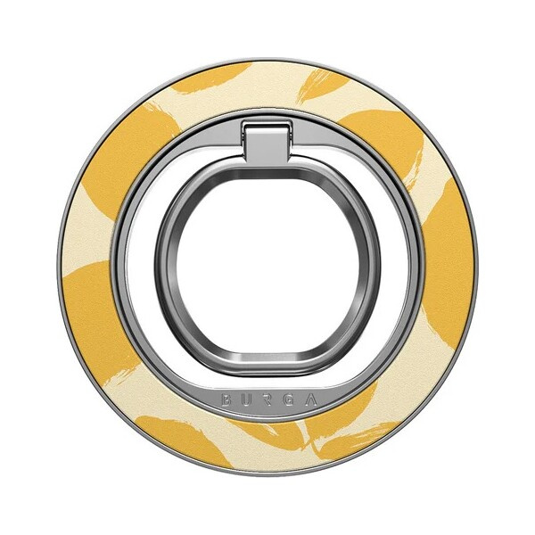 Burga Magnetic Ring držák Lemon Tart stříbrný