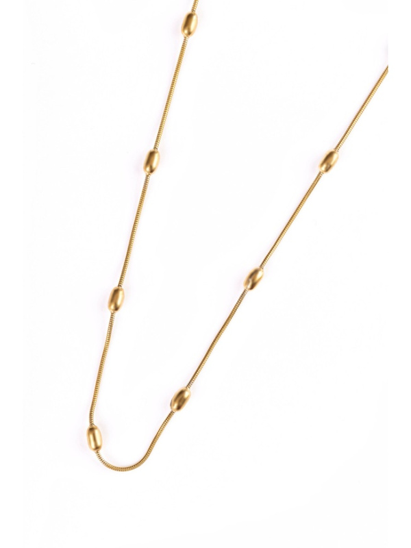 Emily Westwood Slušivý pozlacený náhrdelník z oceli EWN250174G