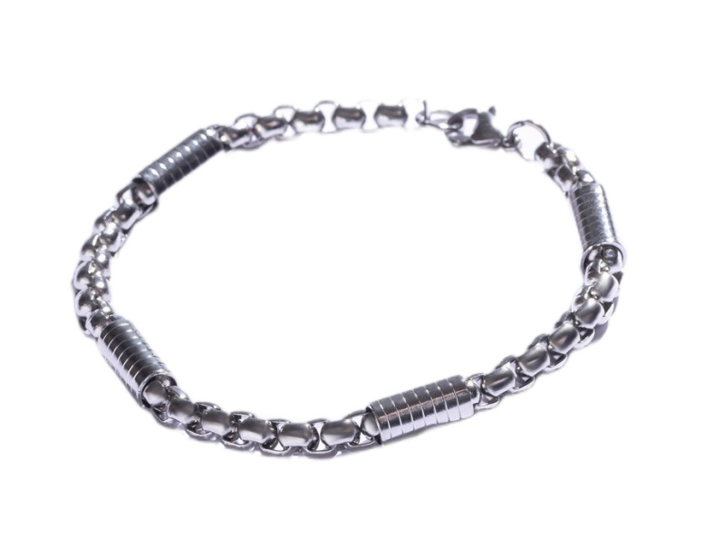 Marc Malone Pánský ocelový náramek MCGB5062S 21 cm