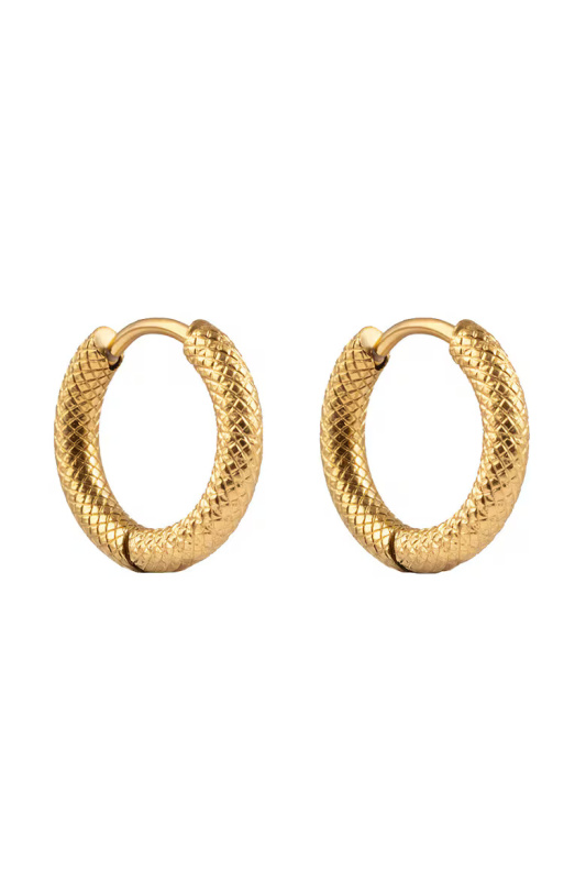 Emily Westwood Nadčasové pozlacené kruhy Melarose EWE250297G