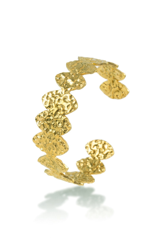 Emily Westwood Dámský pevný náramek z pozlacené oceli Eve EWB260617G