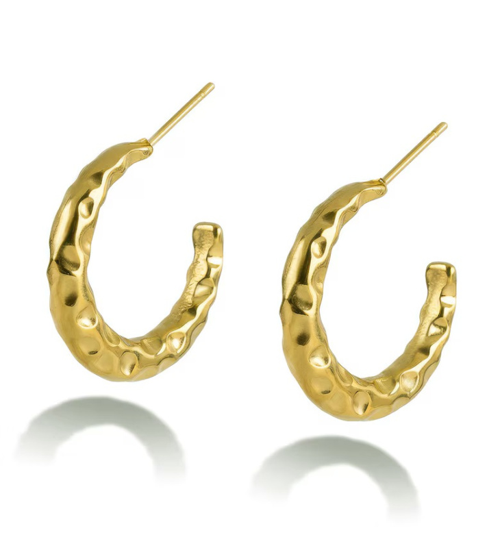 Emily Westwood Moderní pozlacené kruhy Emvelle EWE260789G