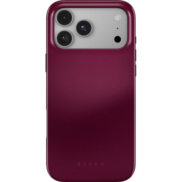 Burga Tough MagSafe kryt iPhone 18 Pro Dark Cherry