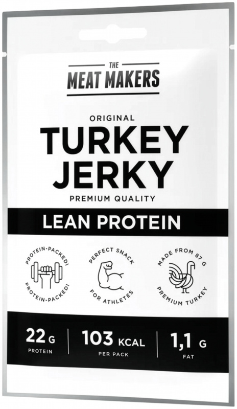 The Meat Makers Turkey Jerky Original 40g