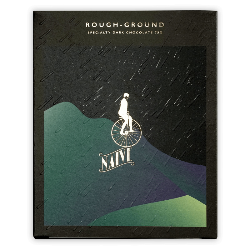 CHOCOLATE NAIVE | 75% ROUGH- GROUND (Super Dark) - 57g (NAIVE) NAIV10