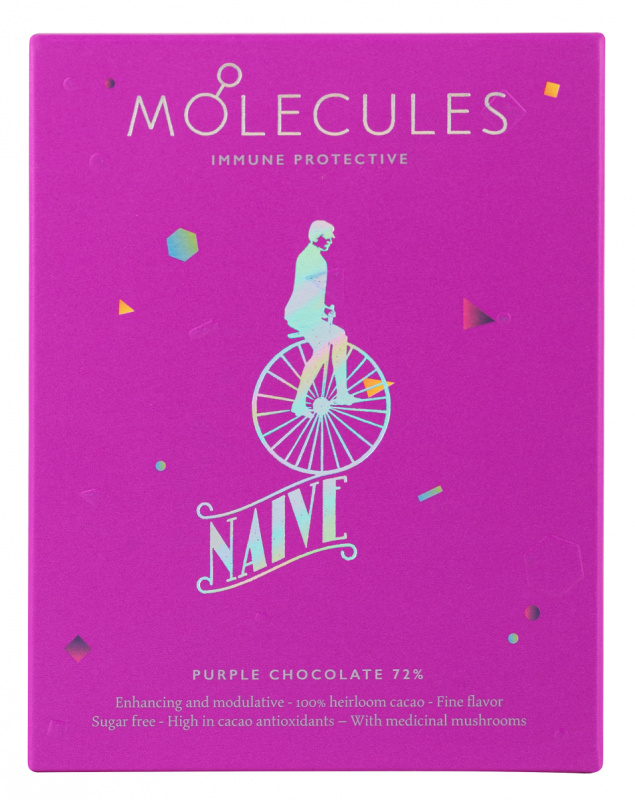CHOCOLATE NAIVE | 72% IMMUNE MOLECULES - (NAIVE) - 120g (6x20g) NAIV24