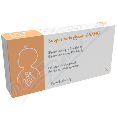 SANOVA Classic glycerinové čípky 1g 5 kusů
