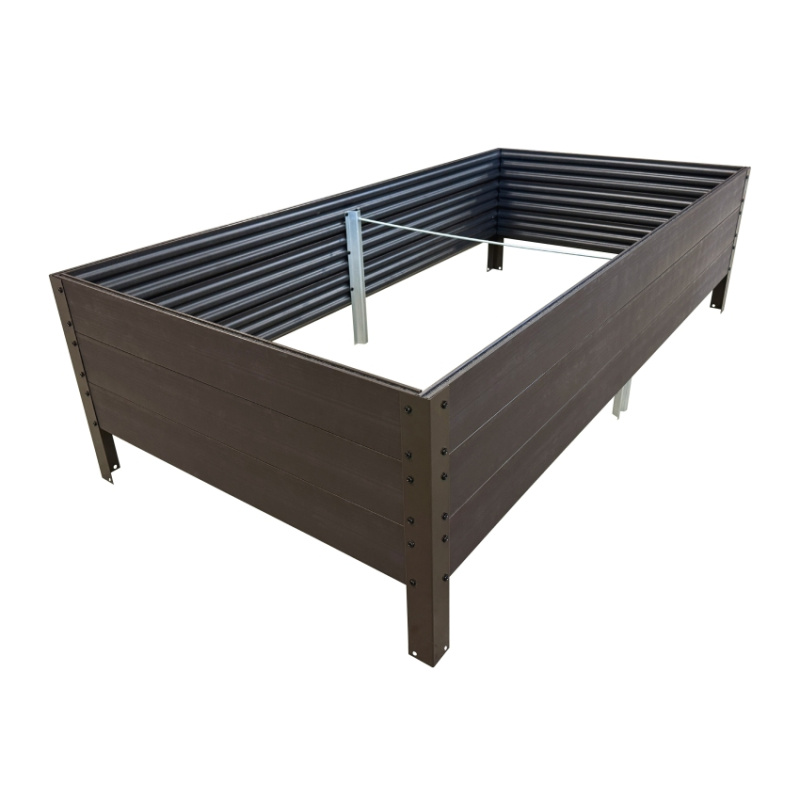 KlasikGreenhouse Vyvýšený záhon 150x75x30cm WOODLOOK / hnědý