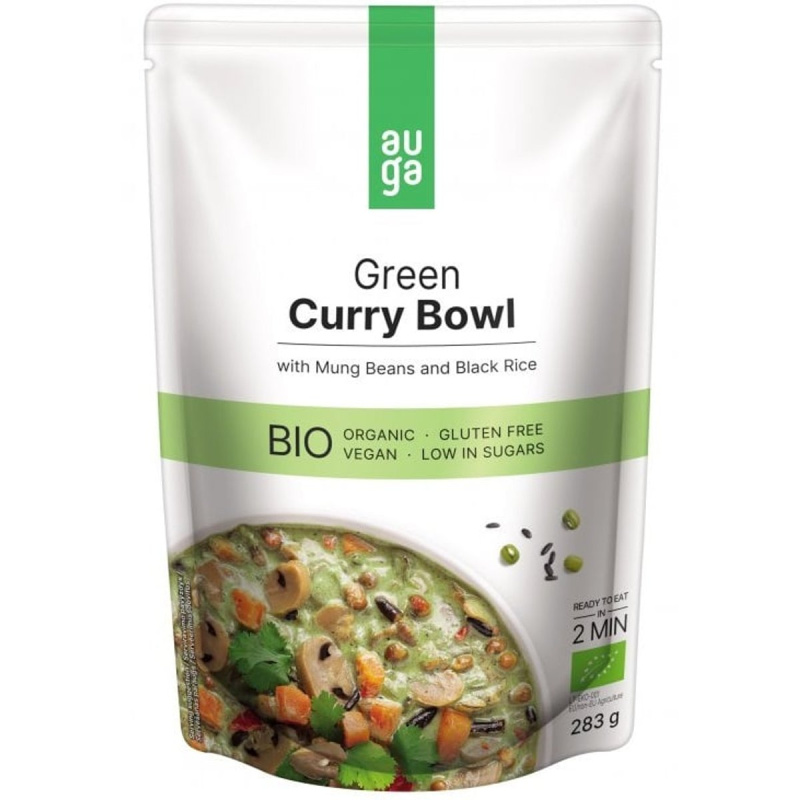 Activus BIO Green curry bowl se zeleným kari kořením, fazolemi mungo a černou rýží
