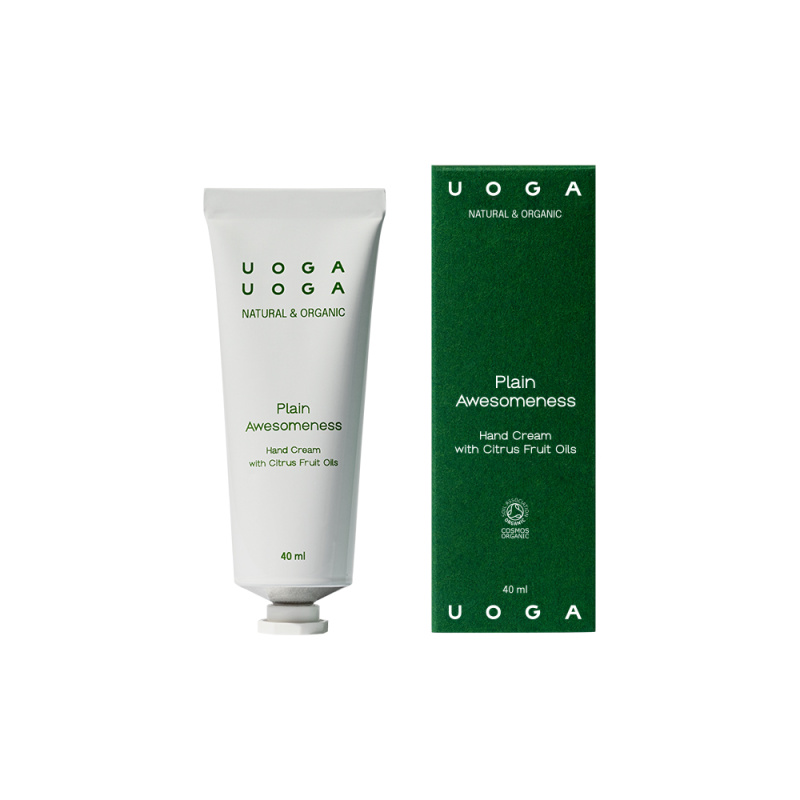 UOGA UOGA Hydratační krém na ruce Plain Awesomeness s olejem z citrusových plodů, 40 ml