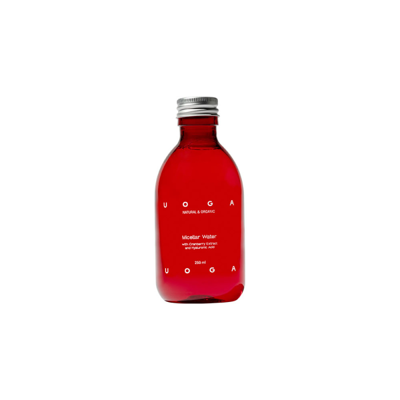 UOGA UOGA Přírodní micelární voda s brusinkami a kyselinou hyaluronovou Velikost balení: 250 ml