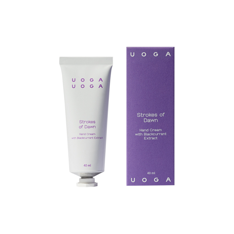 UOGA UOGA Hydratační krém na ruce Strokes of Dawn s černým rybízem, 40 ml