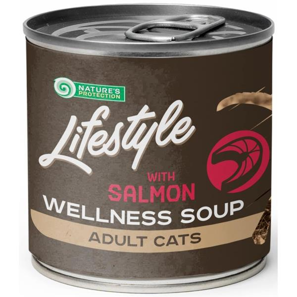 Nature's Protection Lifestyle Cat Soup Sterilised Salmon 140 ml