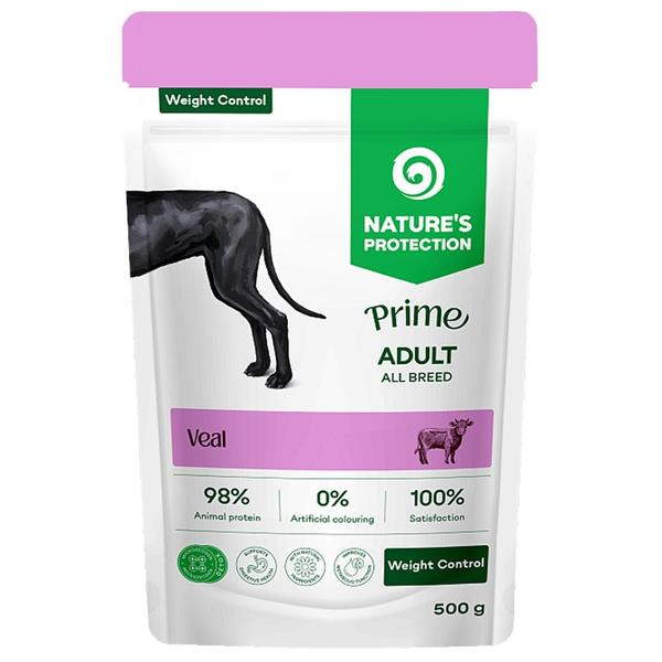 Nature's Protection Prime Dog kapsička Weight Control Veal 500 g