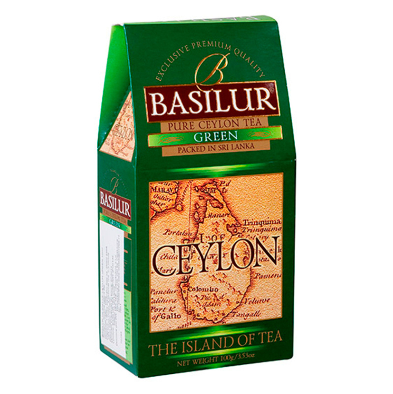 BASILUR Island of Tea Ceylon Green (Pravý ceylónsky sypaný čaj)