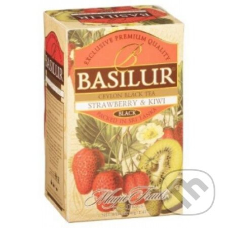 BASILUR Magic Strawberry & Kiw (Pravý ceylónsky porciovaný čaj)