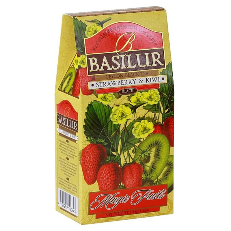 BASILUR Magic Strawberry & Kiwi (Pravý ceylónsky sypaný čaj)