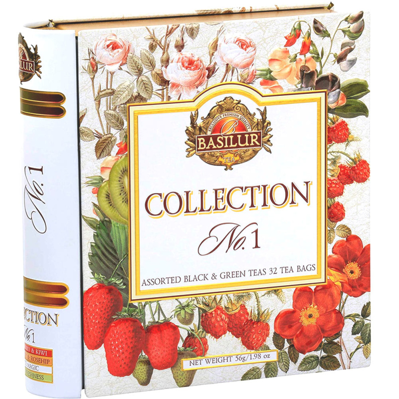 Basilur kniha Kombi (Variácie čiernych a zelených čajov)