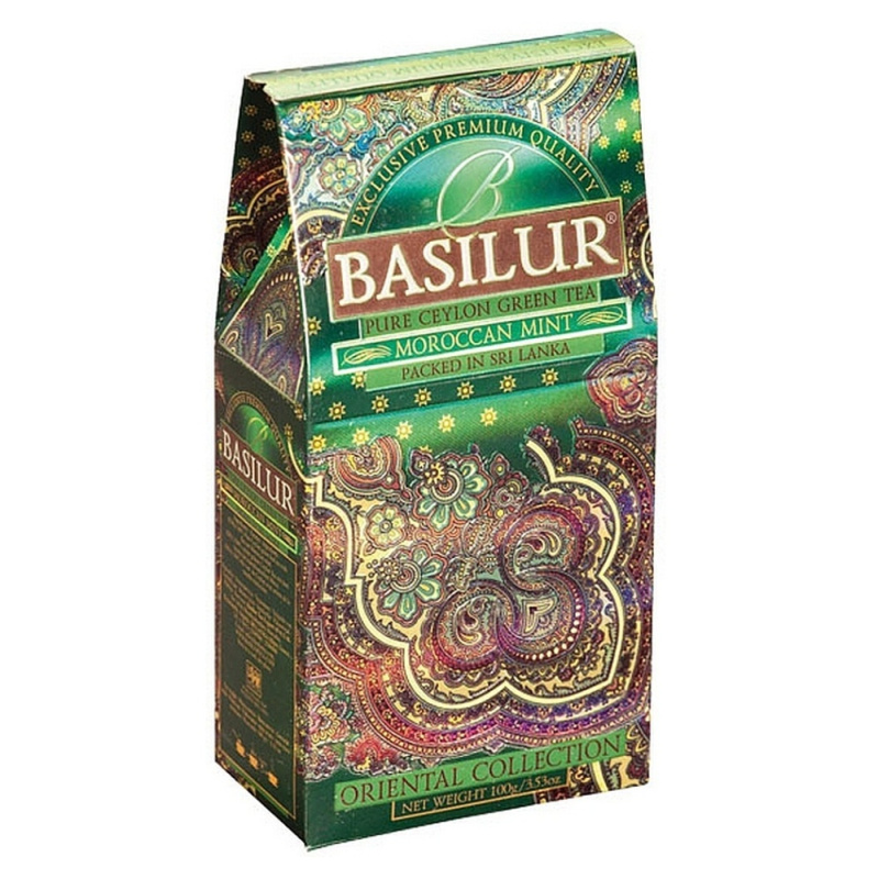 Basilur papier green Tea Marocca mint