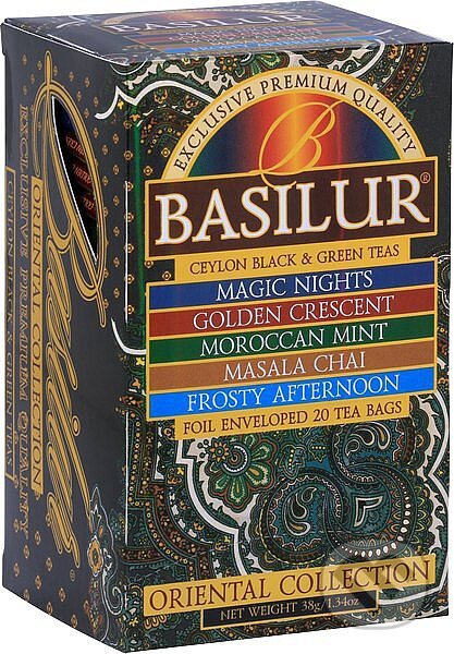 Basilur - směs černých a zelených čajů - Orient Assorted