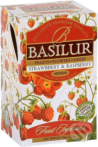 Basilur - ovocný čaj - malina, jahoda