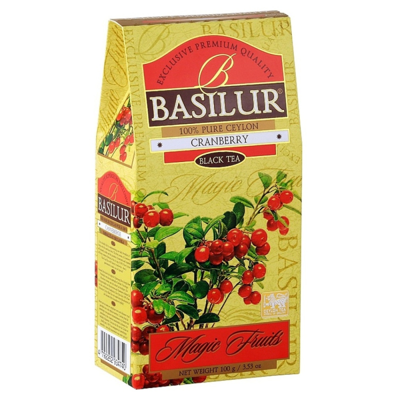 BASILUR Magic Fruits Black Cranberry (Pravý ceylónsky sypaný čaj)