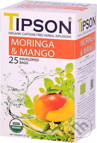 Tipson - bylinný čaj - BIO moringa & mango