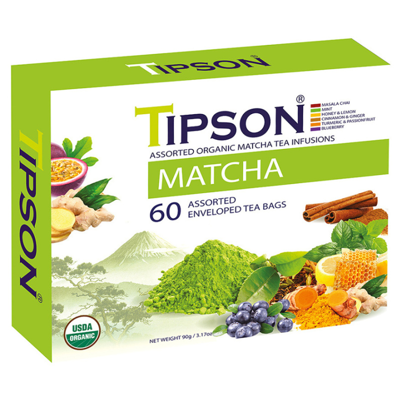 TIPSON BIO Matcha Kazeta Variace 60x1,5g