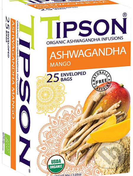 TIPSON BIO Ashwagandha Mango 25x1,2g
