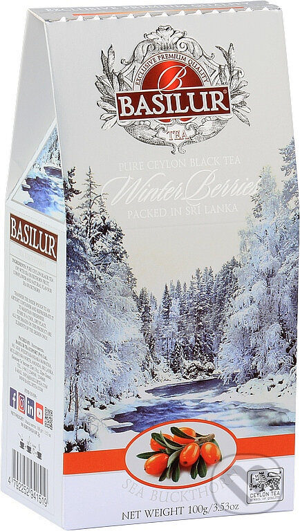 BASILUR Winter Berries Sea Buckthorn papier 100g