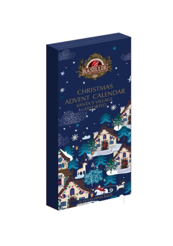 BASILUR Adventní kalendář - Santa´s Village 24 sáčků MIX-TEE velkoobchod,s.r.o.